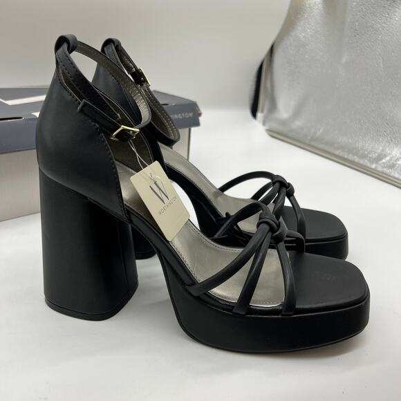 Worthington Womens Ellsworth Heeled Sandals Black Size 9M - Picture 5 of 14
